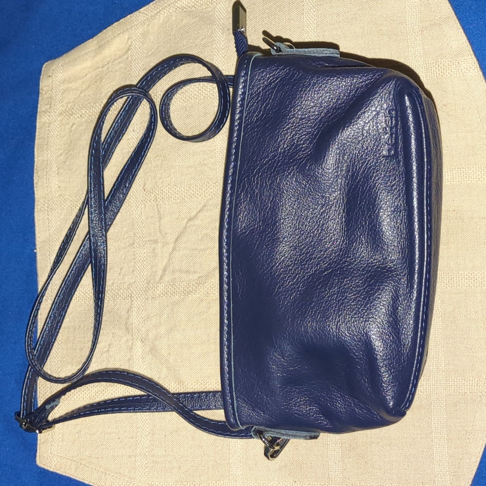Elegant Navy Blue Leather Befen Crossbody Bag Now Only $18